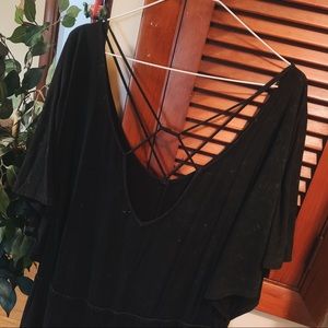 new AE strappy romper